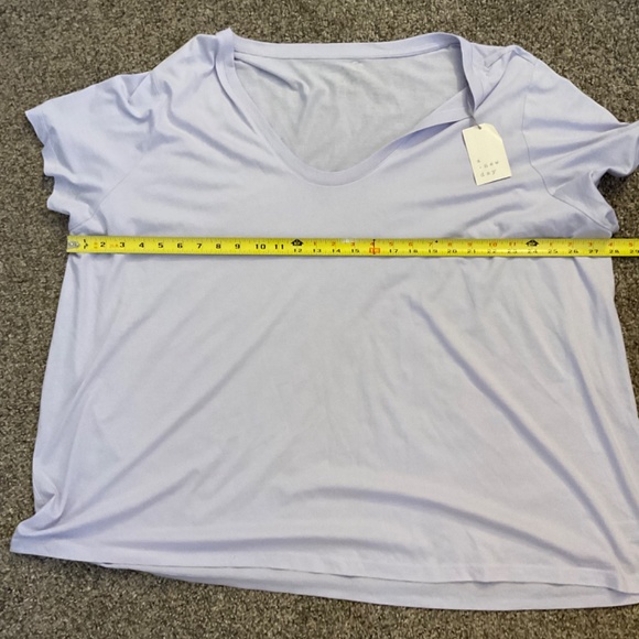 A New Day Women's Light Purple Sz 4X Casual T-Shirt Lightweight NEW - Picture 5 of 9